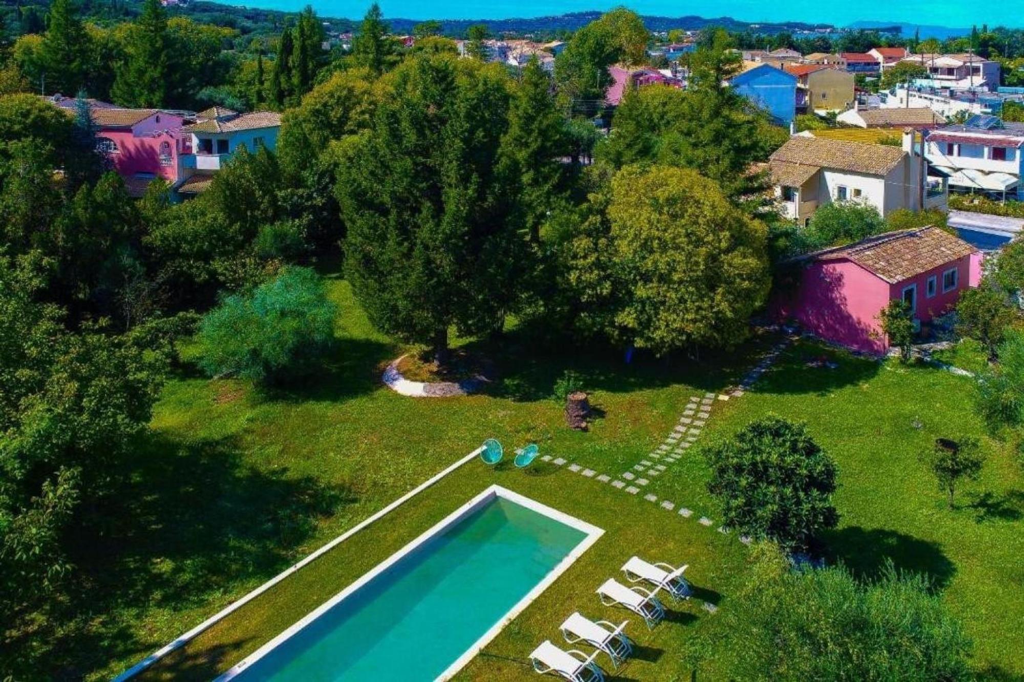 Secret Garden House - Private Garden With Pool Villa Acharavi  Exteriör bild